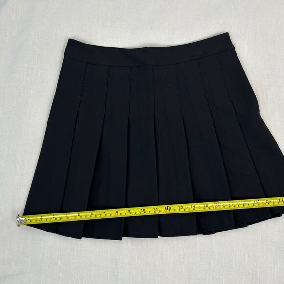 NWOT Black pleated Mini skirt With Shorts Size XS - Picture 6 of 8
